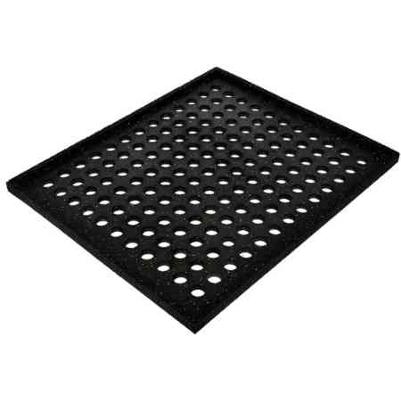 MIRO SP-19X23 Rubber Support Pad - Slip Resistant Design with Raised Lip