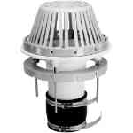 Portals Plus 61631, 61641, 61661 - ABS Roof Drain Plus Pack - Aluminum Dome Portals Plus, 61631, 61641, 61661, ABS Roof Drain Plus Pack, aluminum dome strainer, retrofit roof drain kit, single-ply, built-up roof system, injection-molded ABS body, under-deck clamp