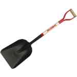 Ames Razor-Back 50139 #2 Eastern Pattern Steel Scoop with Wood Handle and Steel D-grip 
