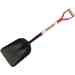 Ames Razor-Back 50139 #2 Eastern Pattern Steel Scoop with Wood Handle and Steel D-grip - 145-50139