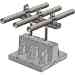 Roof Top Blox – ROD-03 12 Threaded Extension Rods (Pair) - RTB-ROD-03