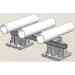 Roof Top Blox – ROL-06 Large Pipe Roller, 4–6 Aluminum - RTB-ROL-06