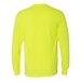 Hi Vis Safety Green Long Sleeved T-Shirt - T-SHIRT-LG