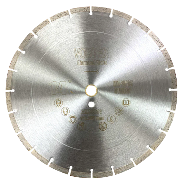 14" x .125" x 10MM - Diamond Saw Blade