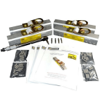 SSRA 4 Piece Pro Pack with 4 Anchors, Nylon Tip Set Screws, and Torque Wrench 