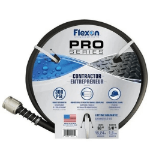 #HDCG58100BKGY Heavy-Duty Contractor Grade Hose 100 - Voltec rubber vinyl garden hose, contractor strength water hose 5/8, 100 ft hose, 6-ply crush-proof hose, HDCG58100BKGY