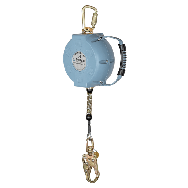 FallTech 727650C - Contractor C Class 1 SRL with 50' Galvanized Cable and Anchorage Carabiner