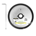 Albion 504-G Slip-on Follow Plate for Pail/Bucket, Taper (No Threading)