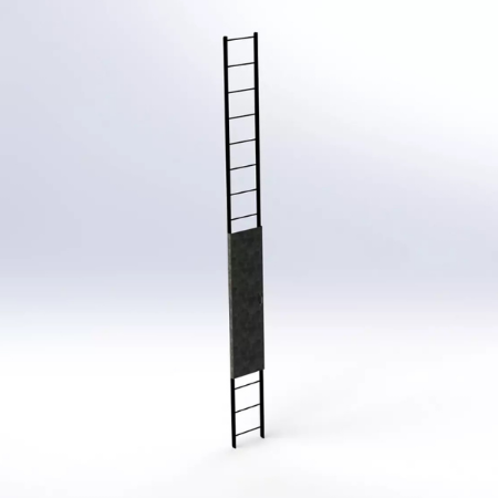 BlueWater Manufacturing - Ladder Guard, 6 ft. Ladder Door Security System