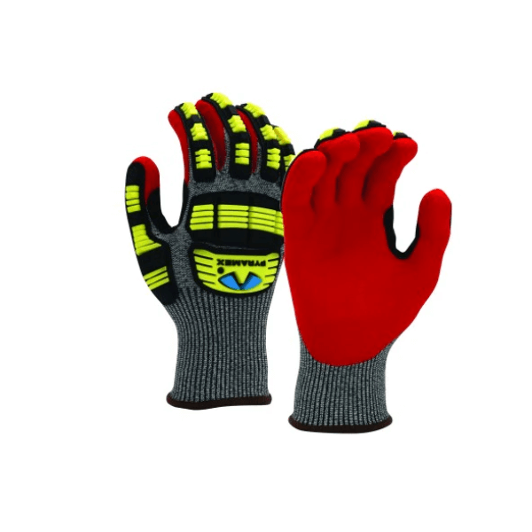 Pyramex GL609C Nitrile Sandy A6 Cut Resistant Dipped Gloves