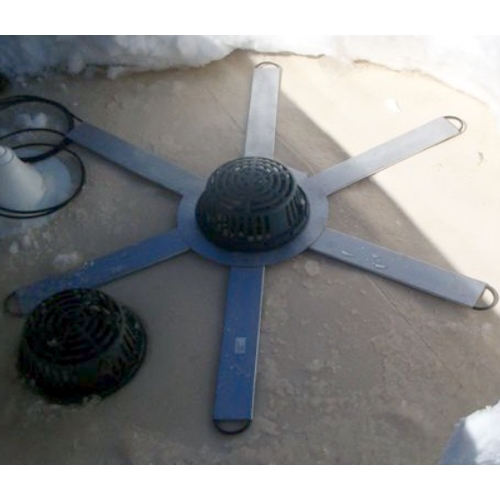 Flat Roof Drain Heater System, 6 point, with 50 ft Cable
