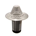 Marathon 8" ProMaxx Aluminator Roof Drain - Retrofit - Aluminum ProMaxx Aluminator roof drain, BALUM8CRPM, 8-inch retrofit aluminum drain, heavy gauge, ProMaxx seal, large capacity flow, 16? flange, 12? outlet