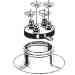 Portals Plus 22035, Alumi-Flash Standard Base w/412 Black Cap - POR-22035