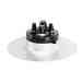 Portals Plus 23025, Alumi-Flash Extra Wide Base  w/212 Black Cap - POR-23025