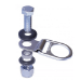 Super Anchor Safety 1028 - Swivel-D Anchor 360-Degree w/ D-Ring & Stainless Steel Mounting Shackle - SAS-1028-SMD