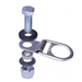 Super Anchor Safety 1028 - Swivel-D Anchor 360-Degree w/ D-Ring & Stainless Steel Mounting Shackle  - SAS-1028-SMD