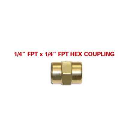 Flame Engineering Red Dragon F-322 -- 1/4" FPT HEX Coupling