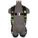 Safewaze PRO Full Body Harness: 1D, QC Chest, TB Legs, L/XL - SW-FS185-QC-L/XL