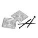 OMG - AccuTrac Plates - 1,000/Bucket - OMG-BKT6862904
