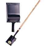 Long Handle Wood Spade, Plain Edge, Heeled Back 11053