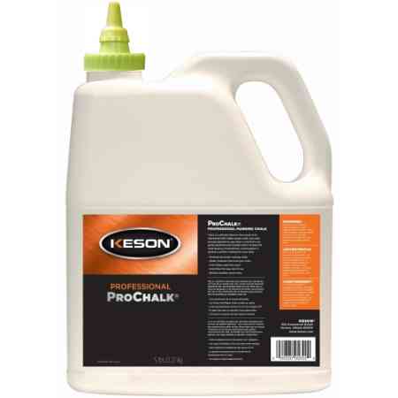 Keson 5 lb. Glo-Lime ProChalk Standard Grade Marking Chalk