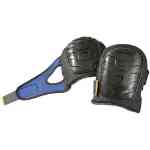 Occunomix, #121 Premium Flat Cap Gel Knee Pads / Black Kneeling Surface 