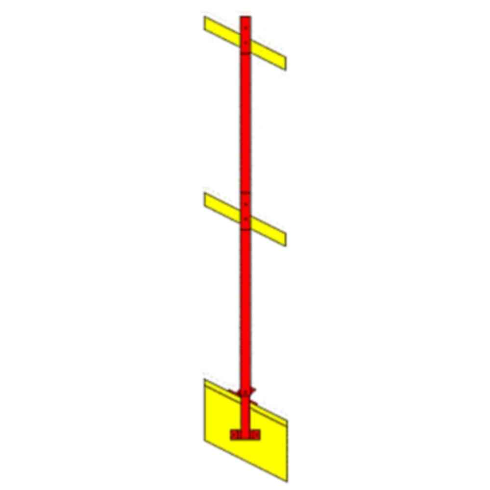Universal Gable Rake *Clearance* Residential Guardrail Gable/Rake System 344-0101 | Big Rock ...