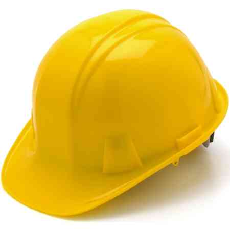 Pyramex HP14030 Cap Style, 4 Pt. Snap Lock Suspension - Yellow