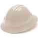 Pyramex HP26110 Full Brim, 6 Pt. Ratchet Suspension - White - 348-HP26110