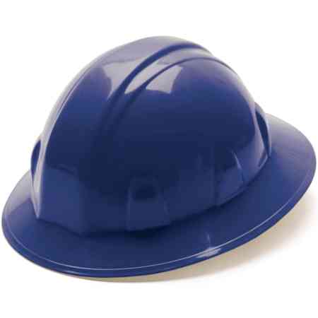 Pyramex HP26160 Full Brim, 6 Pt. Ratchet Suspension - Blue