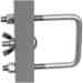 Tie Down 65014 Steep Slope Guardrail - Durable Glvanized Roofing Rail, Adjustable 4/12 to 16/12 Pitch