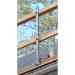 Tie Down 65014 Steep Slope Guardrail - Durable Glvanized Roofing Rail, Adjustable 4/12 to 16/12 Pitch