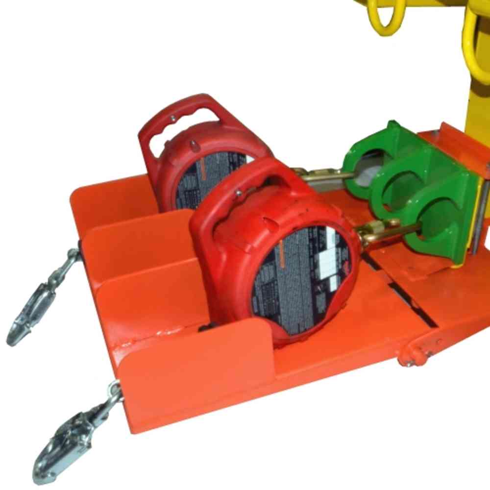 Mobile Fall Protection System Raptor Leading Edge Safety SRL-000-13 - Raptor SRL Tray for Mobile Fall ...