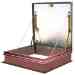 Bilco F-40 - Aluminum Cover Galvanized Steel Curb Roof Hatch, 48" x 48"