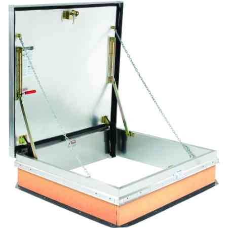 Bilco F-50 - Aluminum Roof Hatch, 48" x 48"