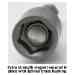 Hex Drive Magnetic Nut Setter - 1-7/8" x 1/4" - BIT-45060