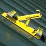 Metal Plus - Big Boy Bracket, Fits 12" Aluminum Plank, Adjustable 3/12–24/12 Slope, 404-2010  404-2010, The Big Boy Bracket, Metal Plus LLC bracket, standing seam roof bracket, heavy duty roof bracket, adjustable metal roof bracket, roofing platform support, contractor staging bracket, metal roof work bracket, non-penetrating roof bracket, steep slope roof bracket