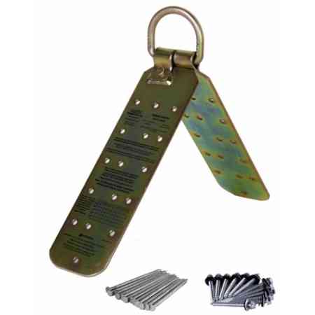 Guardian Fall Protection 00455 Temper Reusable Roof Peak Anchor (Fasteners Included)