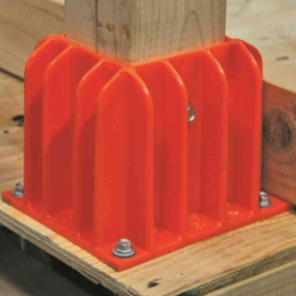 Fixed Guard Railing Boot Guardrail Boot GUA-15188 | Big Rock Supply
