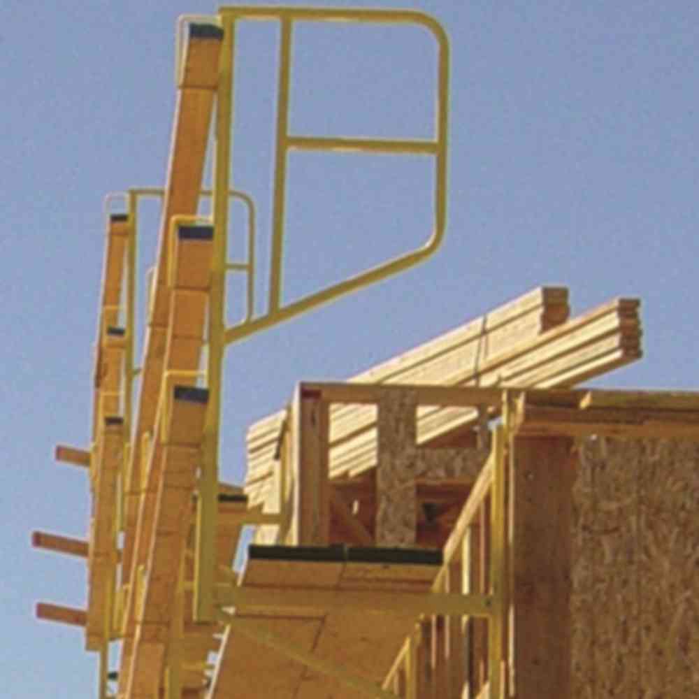 Scaffold End Rails Guardian 61128 Hanging Scaffolding - Stacker Bracket End Rail
