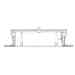 JL Industries RHDA-5 48 × 48 Roof Hatch – Diamond Series Aluminum, R-6 Insulation, Ladder Access