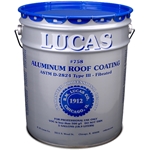 R.M. Lucas 758 - Aluminum Roof Coating Fibrated, 5 GAL Lucas #758 Aluminum Roof Coating Fibrated 5 GAL, Designed to provide a reflective surface for roofs, metal buildings,  and mobile homes