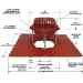 Mifab - Large Sump Roof Drain w/ Cast Iron Dome - 