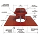 Mifab - Large Sump Roof Drain w/ Cast Iron Dome - 