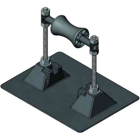 MIRO 3-RAH-8 Roller Pipe Support - Adjustable 2.75" to 8" Height