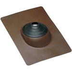 Oatey, #12944 No-Calk All-Flash Color-Flash Roof Flashing 1-1/2 in - 3 in. Aluminum Brown Oatey, 12944, No-Calk, All-Flash, Color-Flash, Roof Flashing, 1-1/2 in - 3 in., Aluminum, Brown