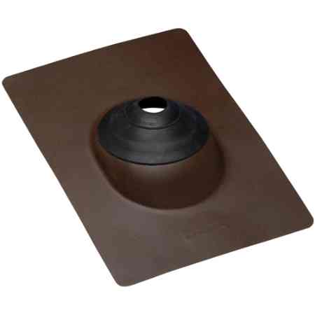 Oatey, #11872 No-Calk All-Flash Color-Flash Roof Flashing 1-1/2 in - 3 in. Galvanized Brown