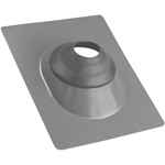 Oatey, #11878 No-Calk All-Flash Color-Flash Roof Flashing 3 in - 4 in. Galvanized Gray Oatey, 11878, No-Calk, All-Flash, Color-Flash, Roof Flashing, 3 in - 4 in., Galvanized, Gray