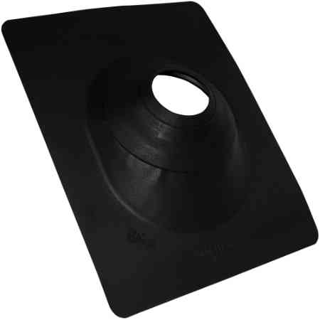 Oatey, #12954 No-Calk All-Flash Color-Flash Roof Flashing 3 in. - 4 in. Aluminum Black