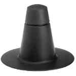 Portals Plus 72018 1-Way Black Plastic Vent Portals Plus, 72018, black plastic vent, 1-way vent, roof moisture relief vent, HDPE roof vent, high-density polyethylene vent, roof system vent